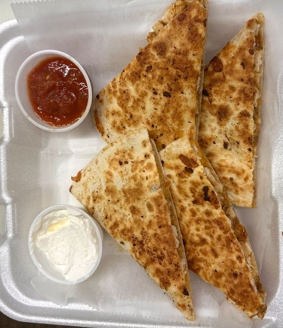 Buffalo Chicken Quesadilla.