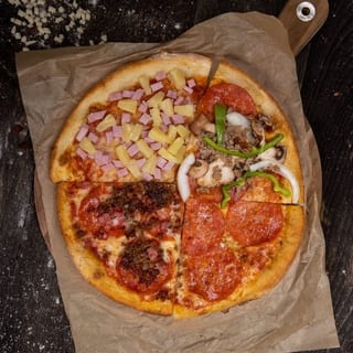 From the Pizza Kitchen 2 Meat Lovers Slices & a Drink