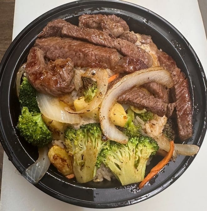From the Grill Steak Hibachi Bowl.