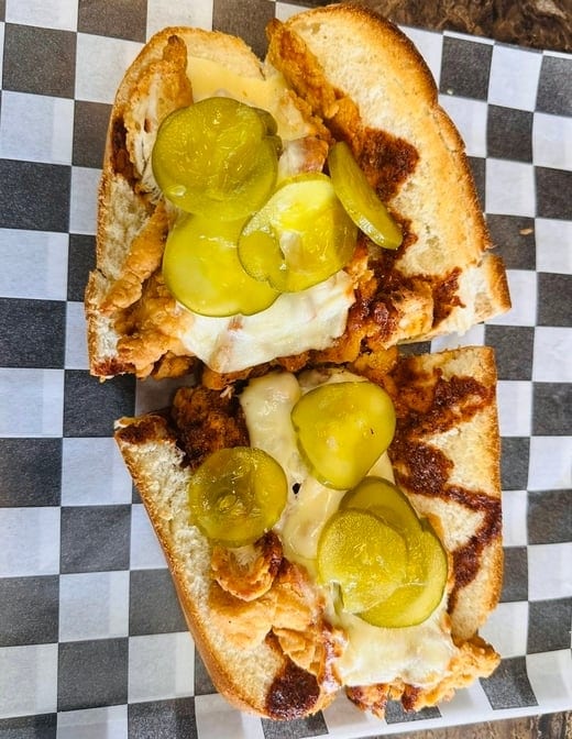 Nashville, Hot Chicken Sandwich.