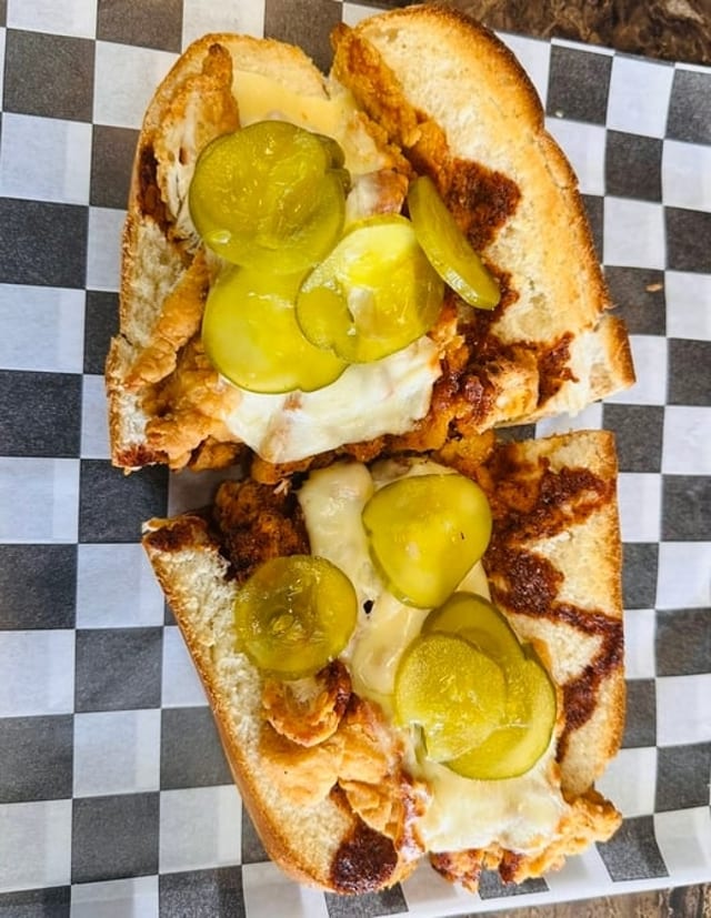 Nashville, Hot Chicken Sandwich.