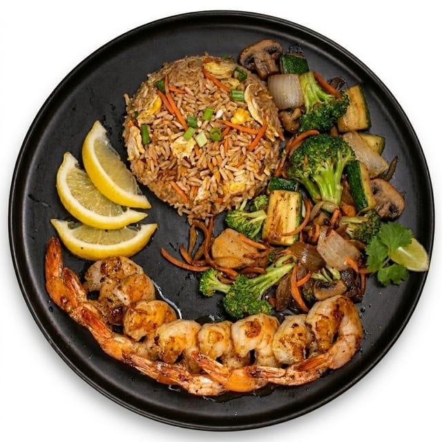 Hibachi Grill Shrimp Bowl.