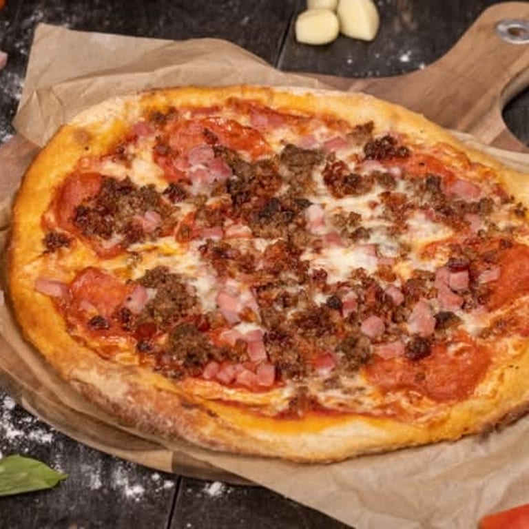 Indulge in Meat Lovers Pizza